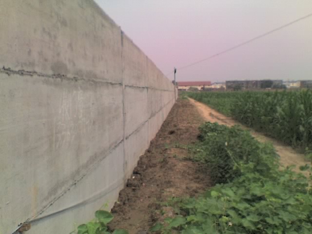 简易砖砌围墙